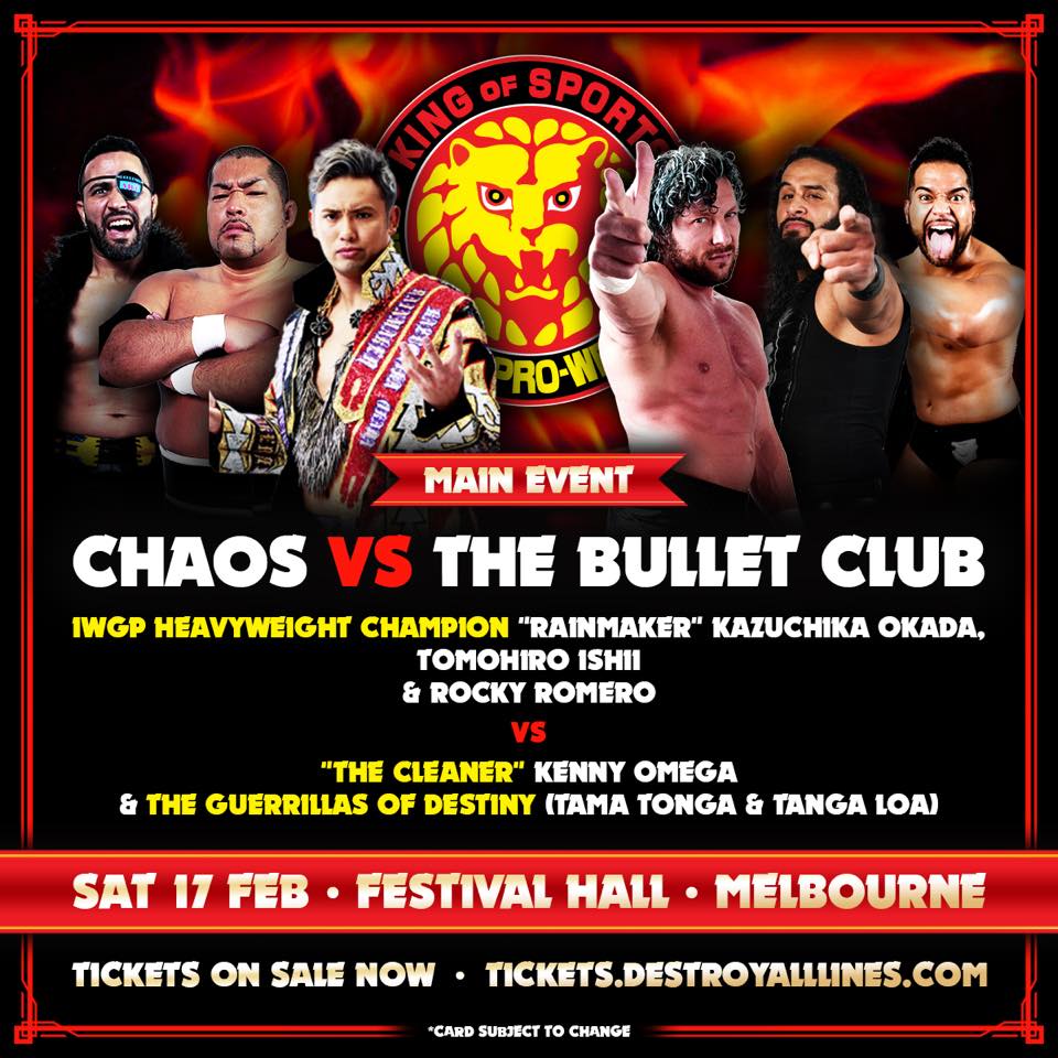 NJPW Fallout Down Under Tour 2018: Day 2